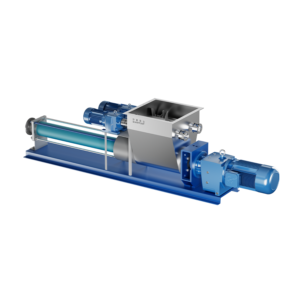 Open Hopper Progressive Cavity Pump with Auger Feed | Customized Hopper Pump for High-Viscosity Media