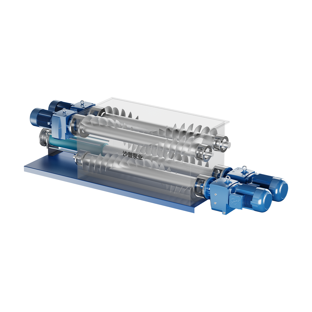 Open Hopper Progressive Cavity Pump with Auger Feed | Customized Hopper Pump for High-Viscosity Media